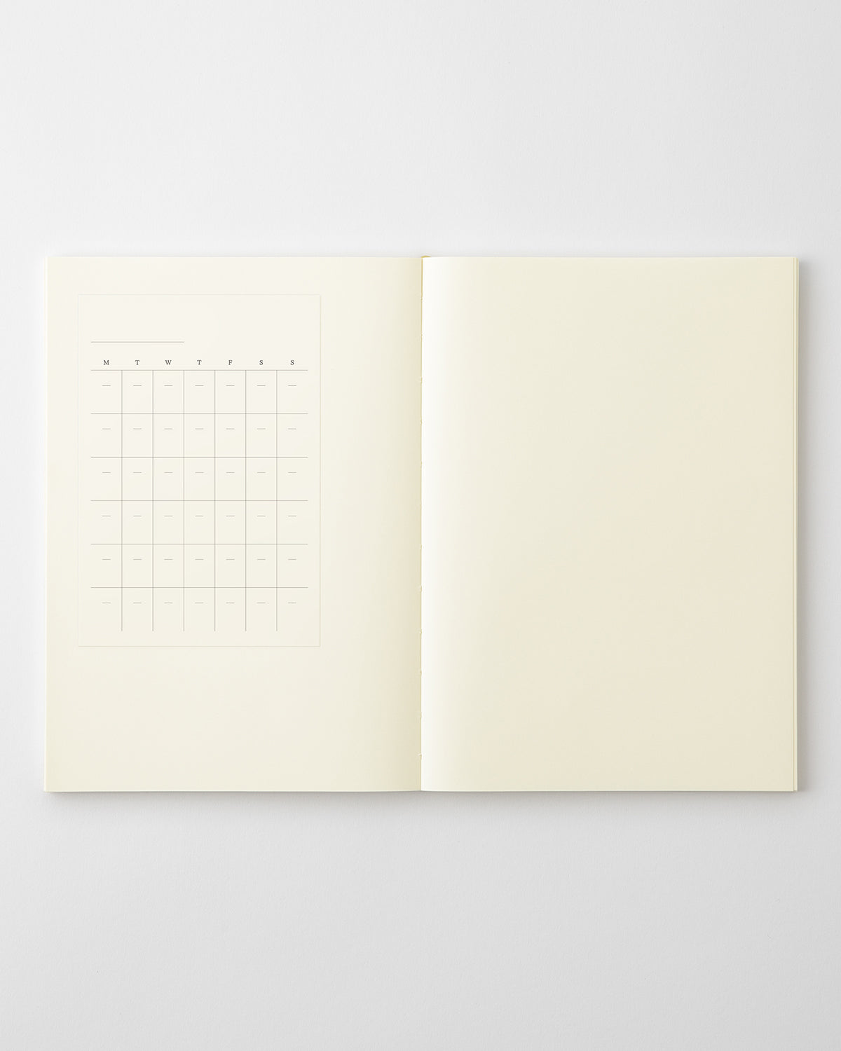 MDダイアリーシール月間ブロックフリー使用例／MD Diary Sticker Free