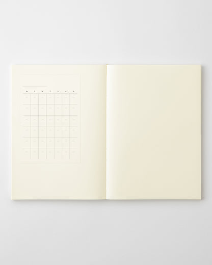 MDダイアリーシール月間ブロックフリー使用例／MD Diary Sticker Free