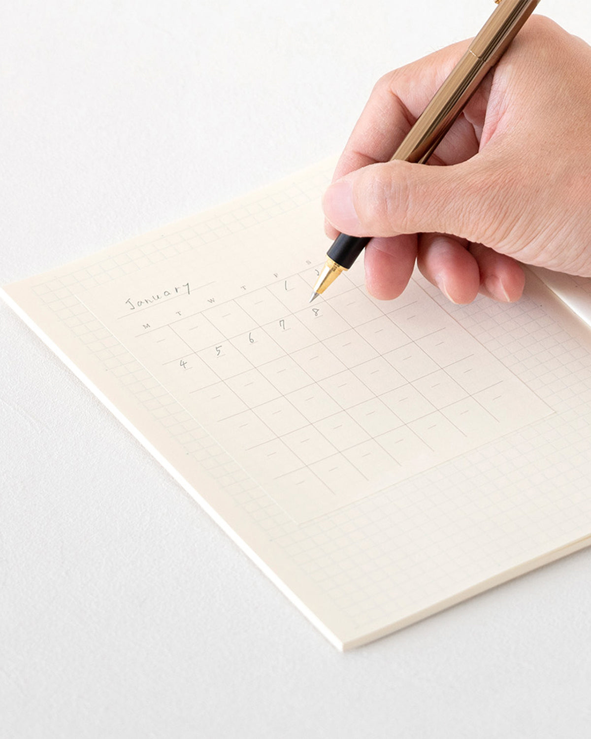 MDダイアリーシール月間ブロックフリー使用例／MD Diary Sticker Free