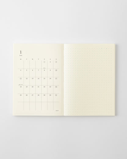 SサイズをMDノート文庫に貼っています//Example: S-size pasted onto the MD Notebook A6