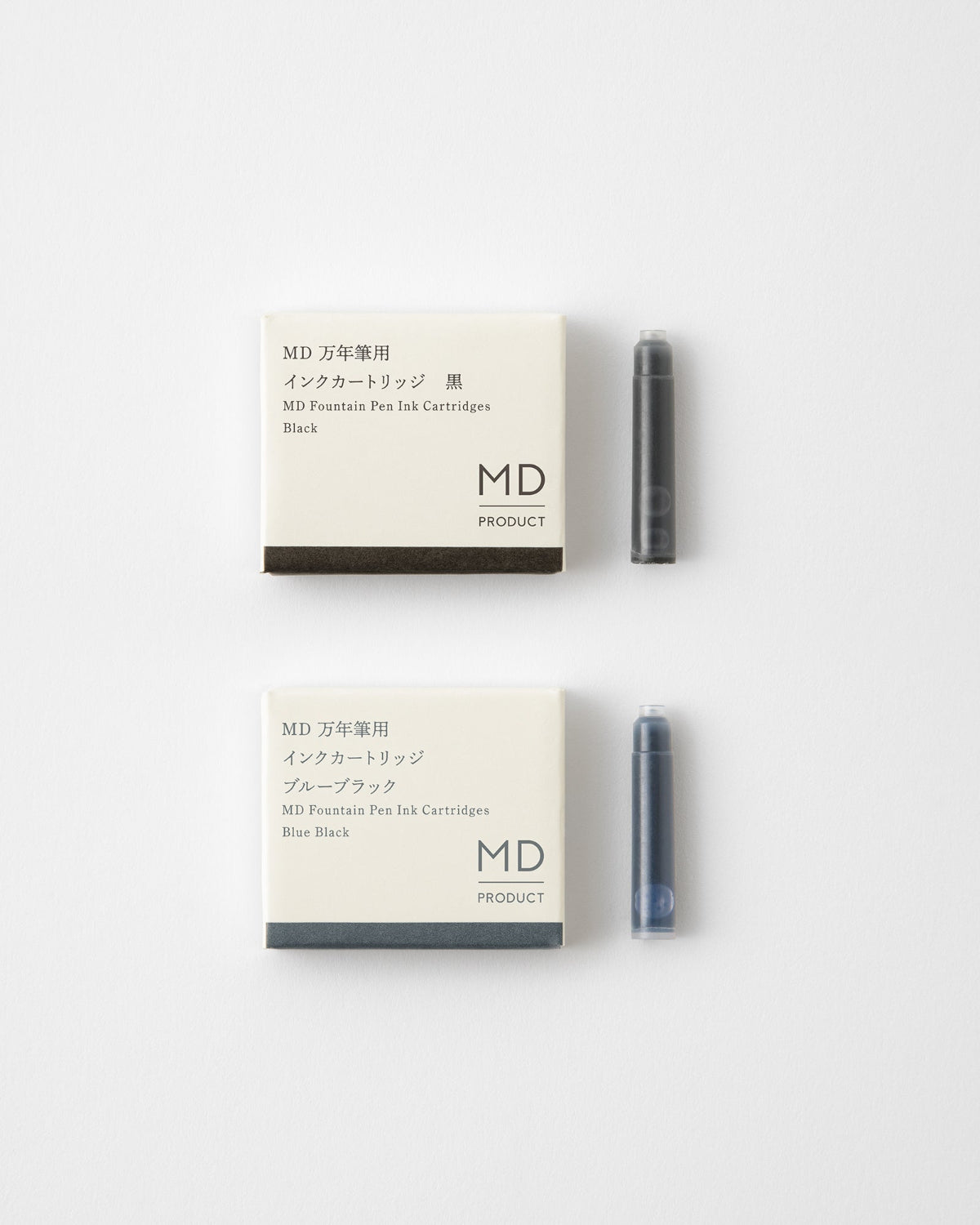 MD万年筆用インクカートリッジ／MD Fountain Pen Ink Cartridges