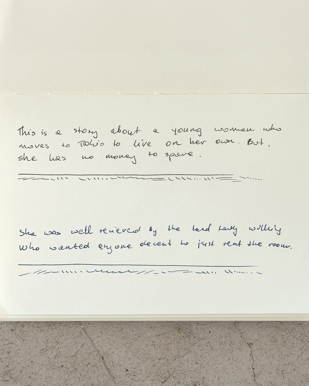 MD万年筆用インクカートリッジ 書き見本／MD Fountain Pen Ink Cartridges