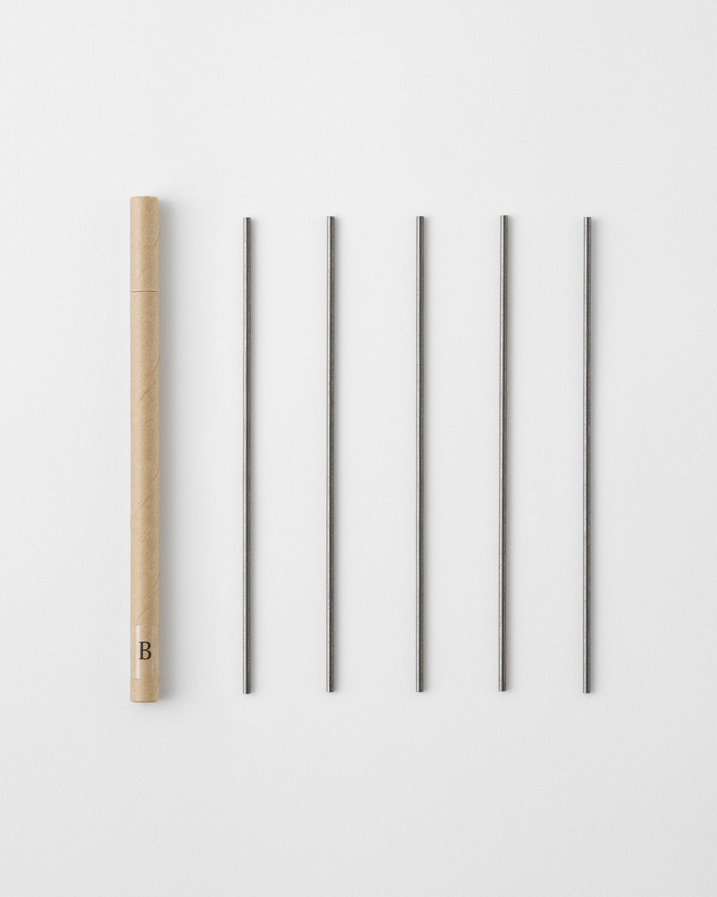 _MDノック式鉛筆替芯［B］5本入//MD Knock Pencil Lead Refill