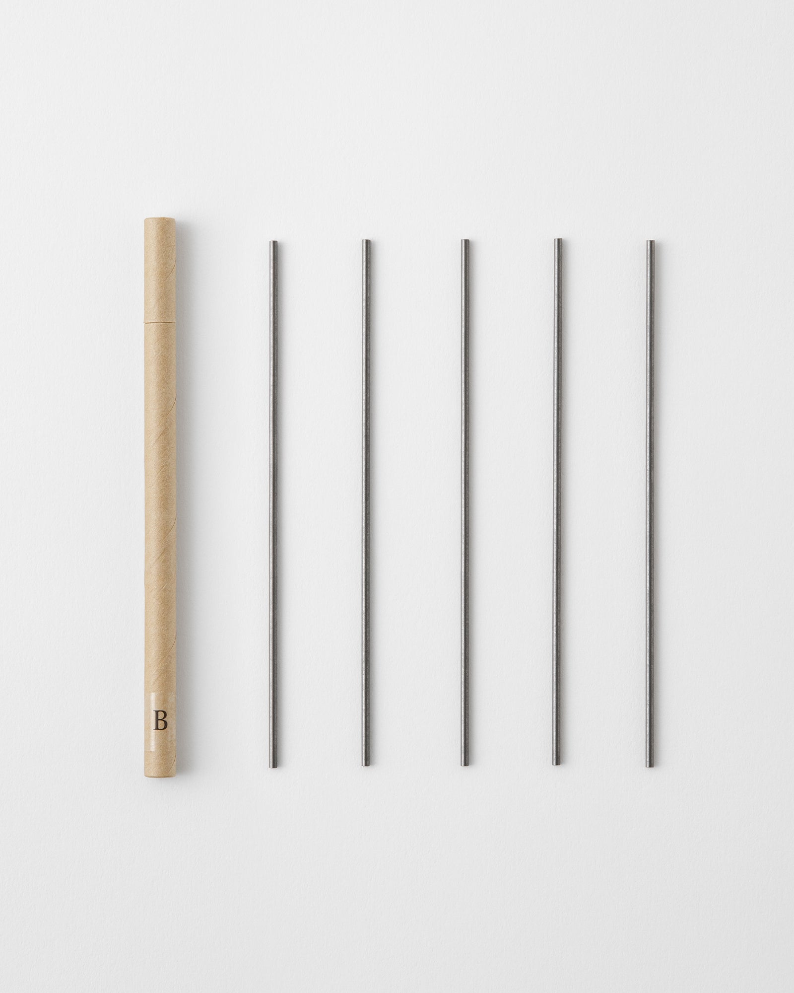 _MDノック式鉛筆替芯［B］5本入//MD Knock Pencil Lead Refill
