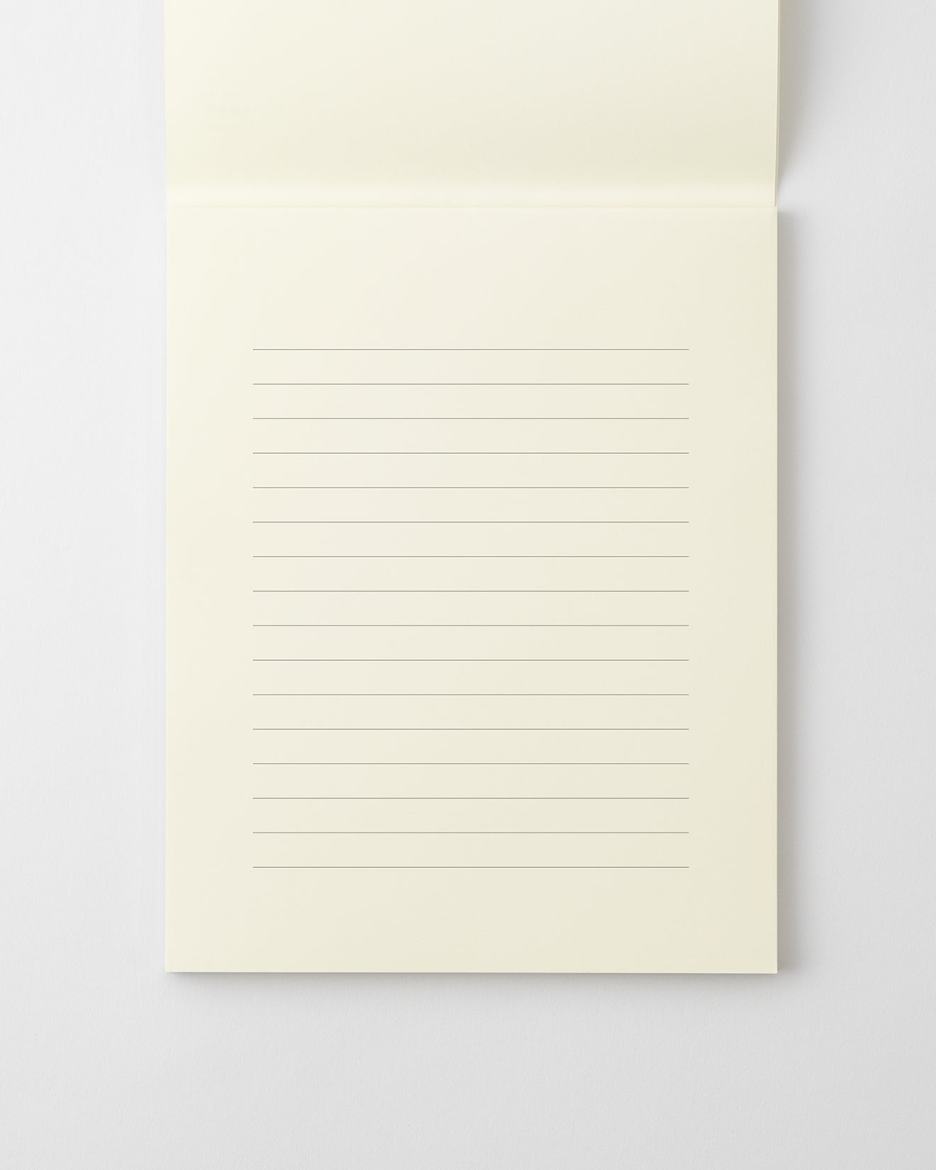 MD用紙便箋横罫／MD PAPER Letter Pad Horizontal Ruled Lines