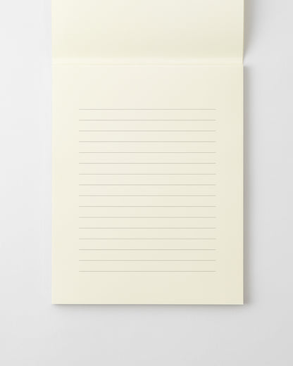MD用紙便箋横罫／MD PAPER Letter Pad Horizontal Ruled Lines