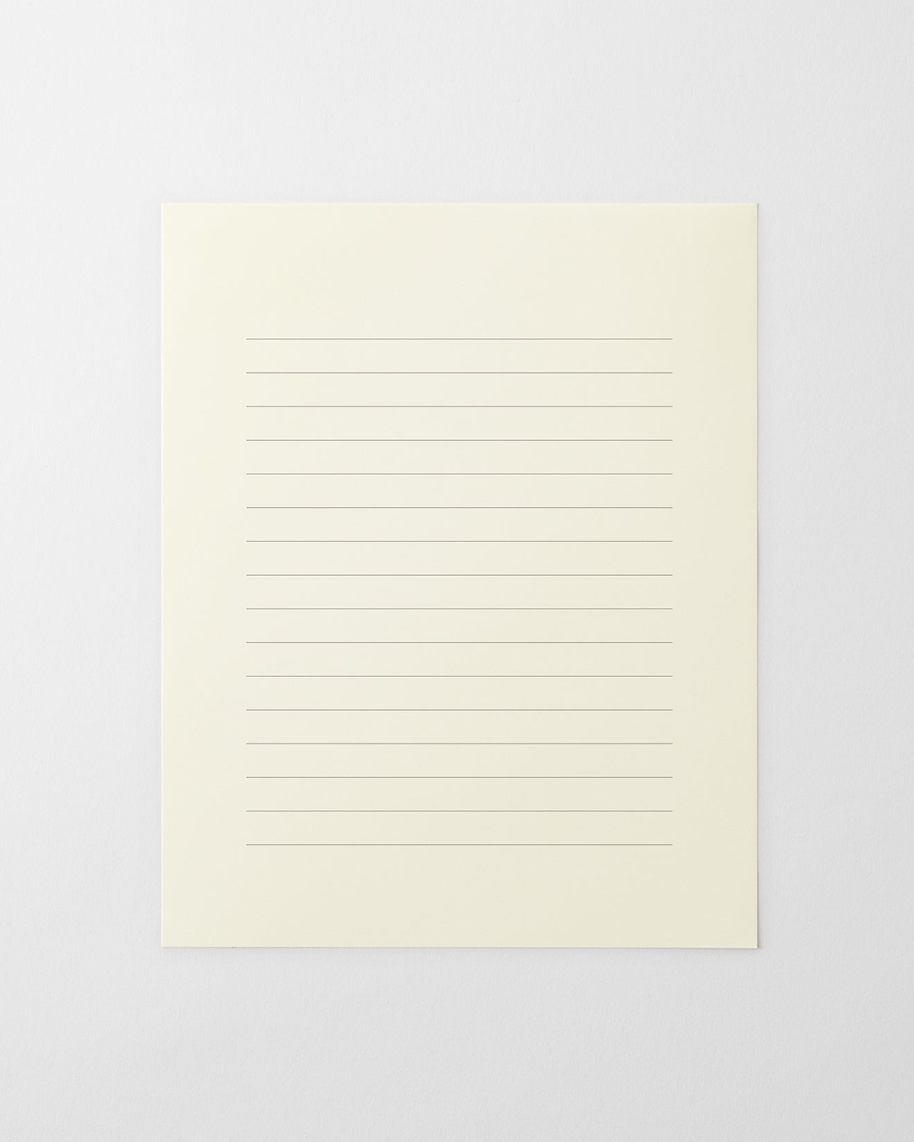 MD用紙便箋横罫／MD PAPER Letter Pad Horizontal Ruled Lines