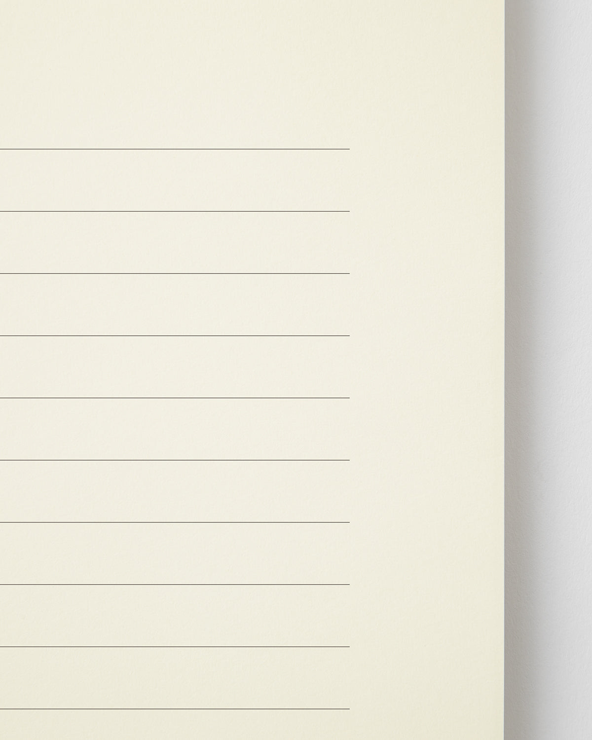 MD用紙便箋横罫／MD PAPER Letter Pad Horizontal Ruled Lines