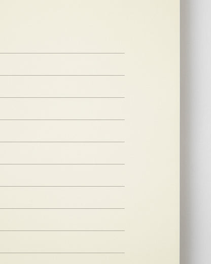 MD用紙便箋横罫／MD PAPER Letter Pad Horizontal Ruled Lines