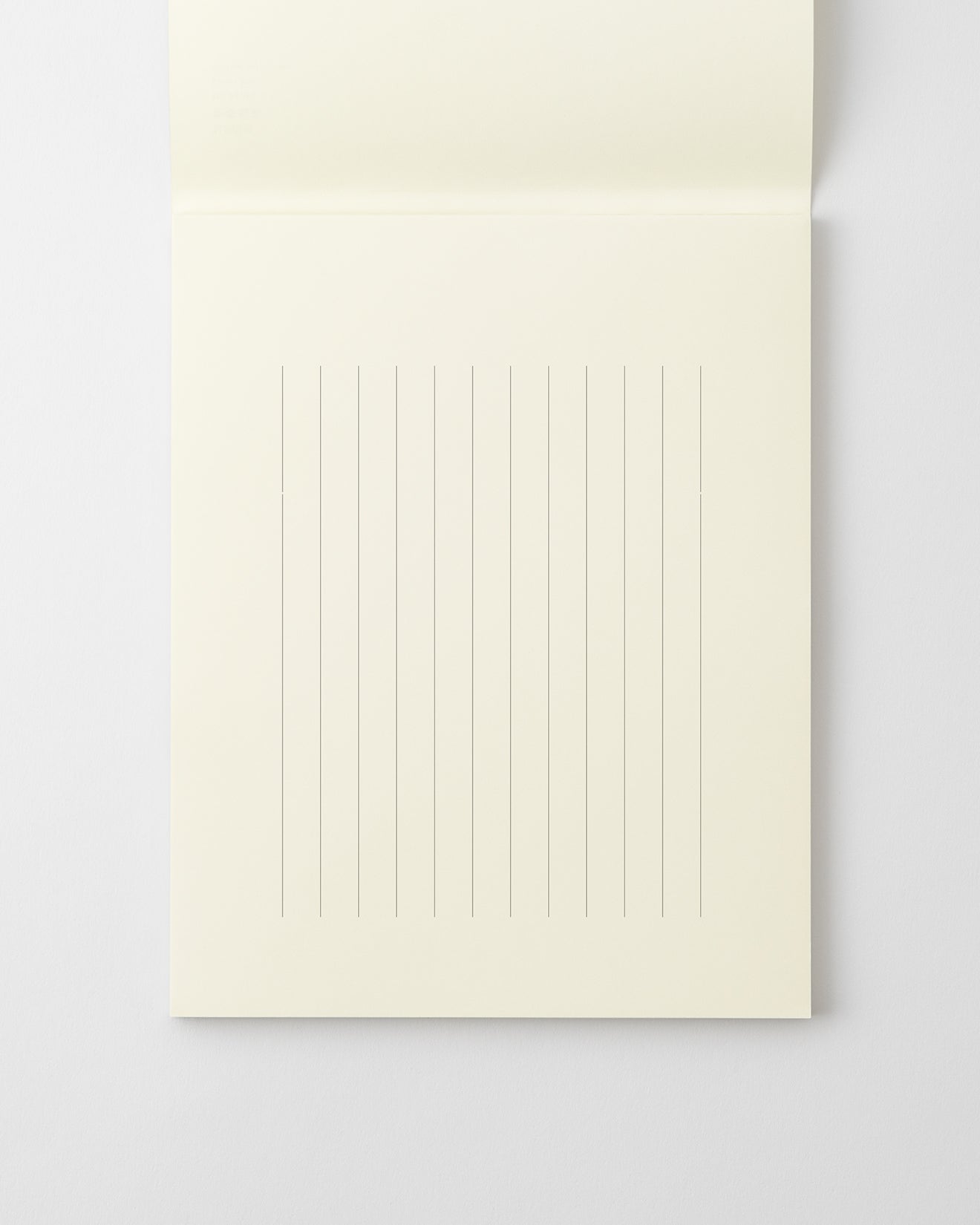 MD用紙便箋縦罫／MD PAPER Letter Pad Vertical Ruled Lines