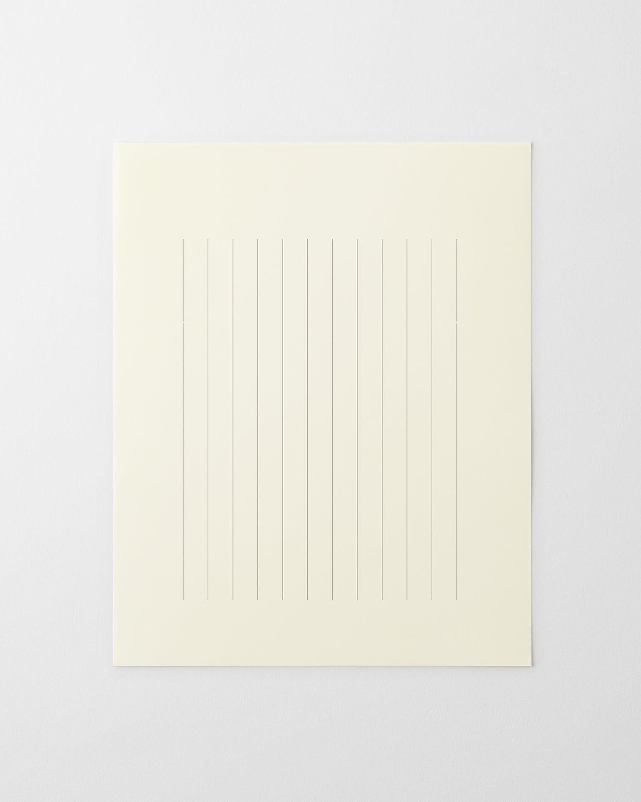 MD用紙便箋縦罫／MD PAPER Letter Pad Vertical Ruled Lines