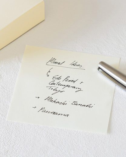 MDブロックメモ無罫 使用例／MD Memo Block 500 Sheets Blank