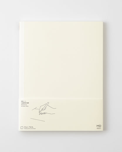 MDノート［A4変形判］無罫／MD Notebook A4 Variant Blank
