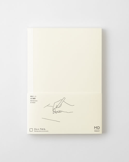 _MDノート A5 無罫／MD Notebook A5 Blank