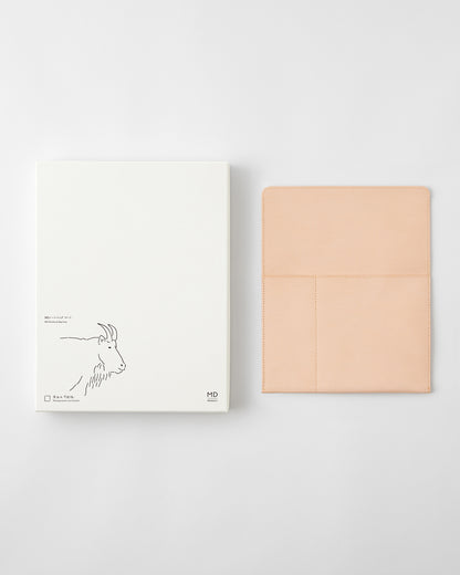 MDノートケース・バッグ 本革ゴートヌメ 縦型［A5］／MD Notebook Cace Goat  A5