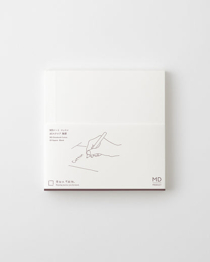 MDノートコットンA5スクエア無罫／MD Notebook Cotton A5 Square Blank