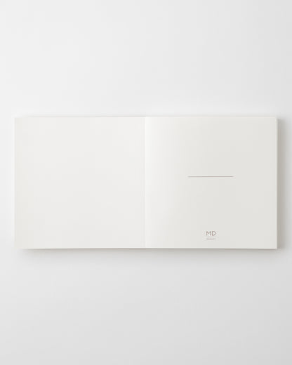 MDノートコットンA5スクエア無罫／MD Notebook Cotton A5 Square Blank