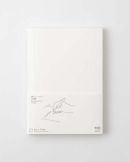 MDノートコットンA5無罫／MD Notebook Cotton A5 Blank