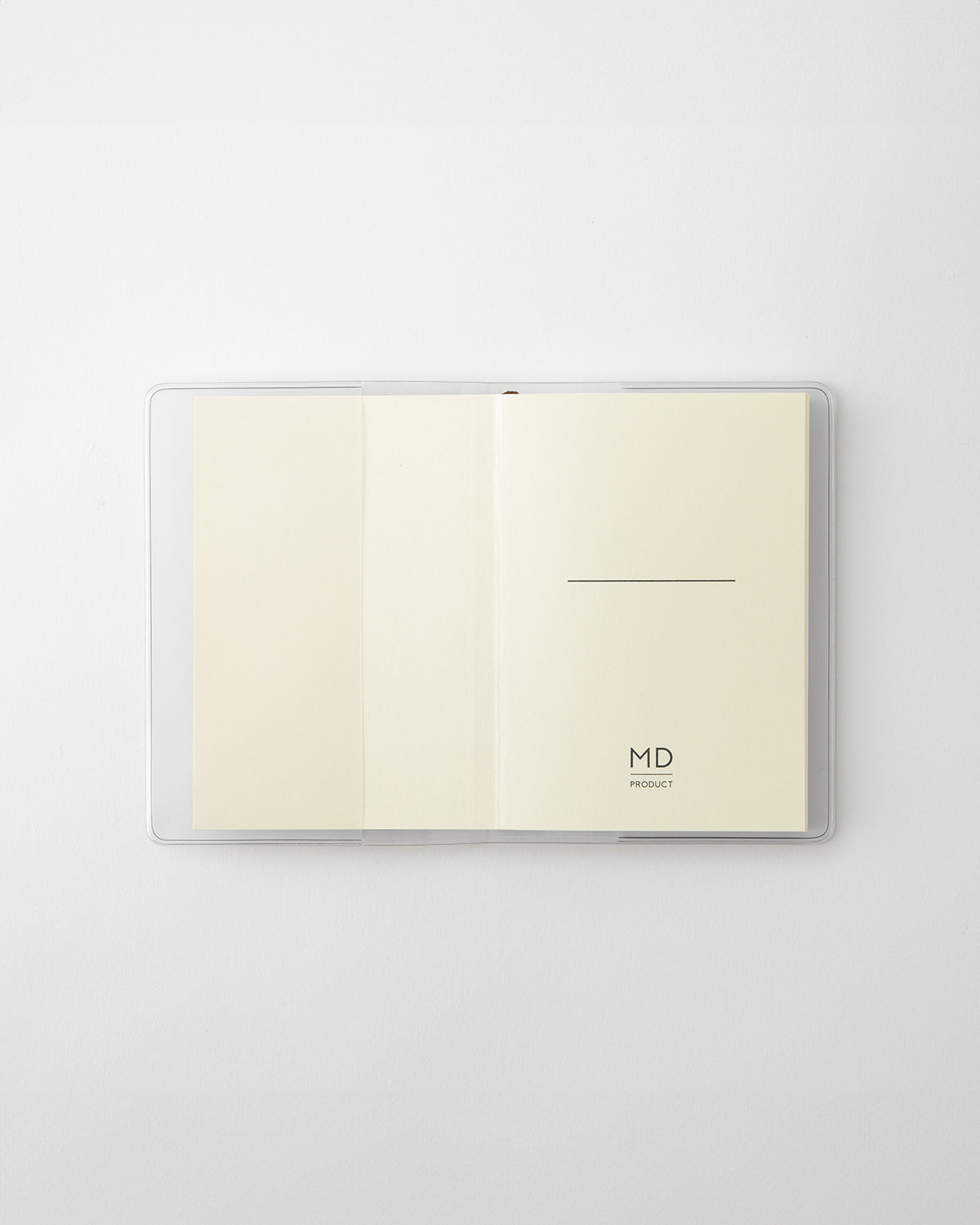 MDノート透明カバーA7用／MD Notebook Cover A7