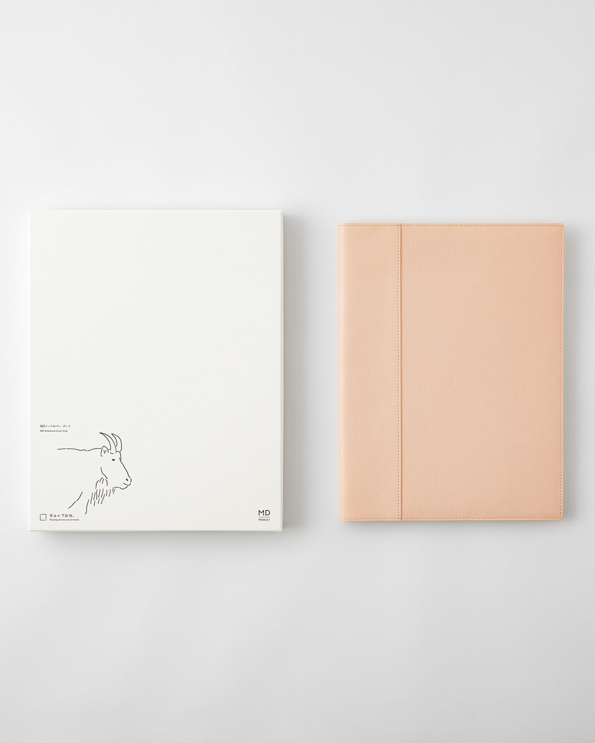 MDノート本革ゴートヌメカバーA4変形判