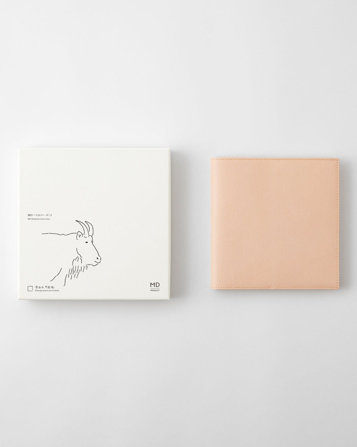 MDノートカバーゴートA5スクエア／MD Notebook Cover Goat A5 Square