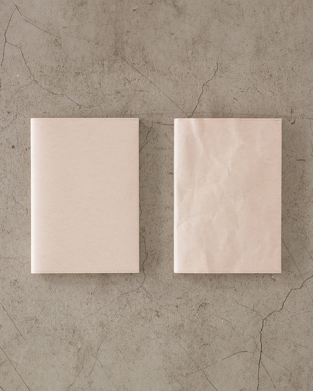 経年変化／MDノートカバー紙／MD Notebook Paper Cover