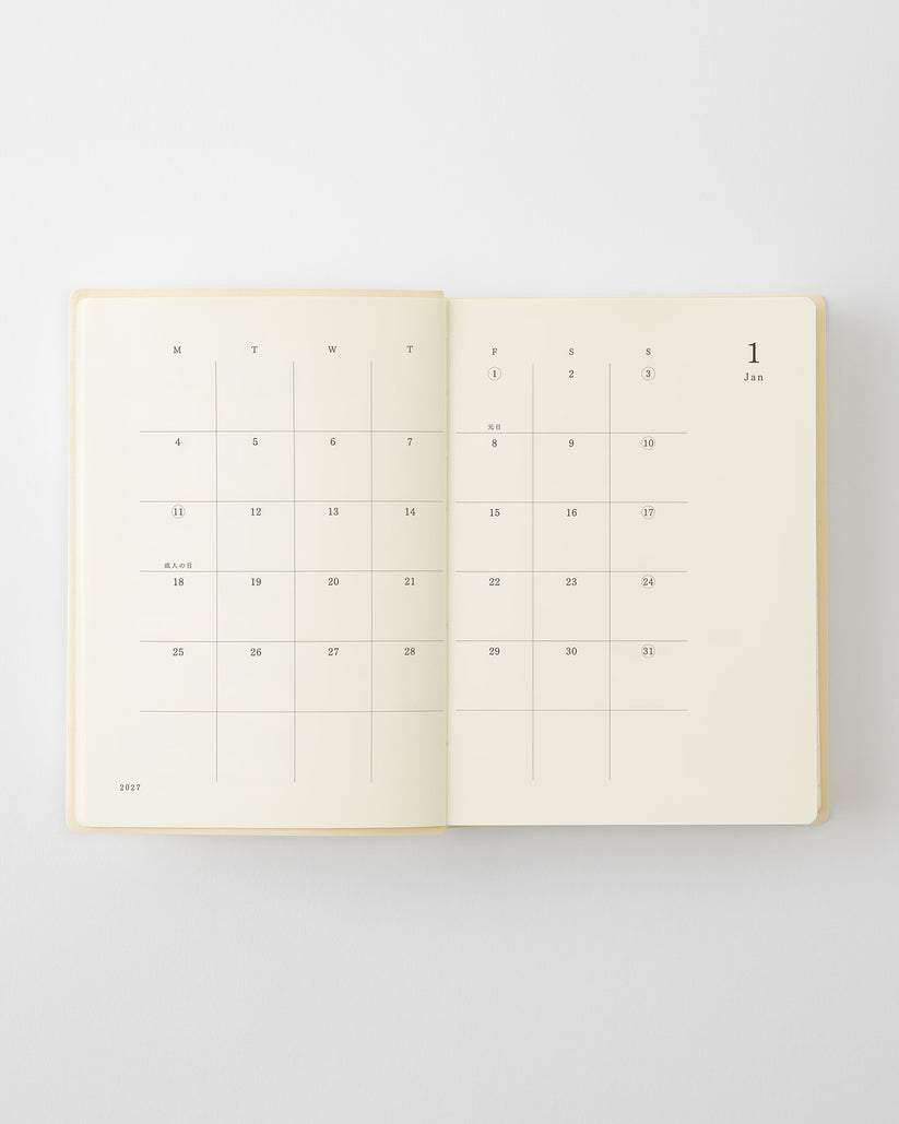 MD Notebook Diary 1 Day 1 Page 2027 - A6