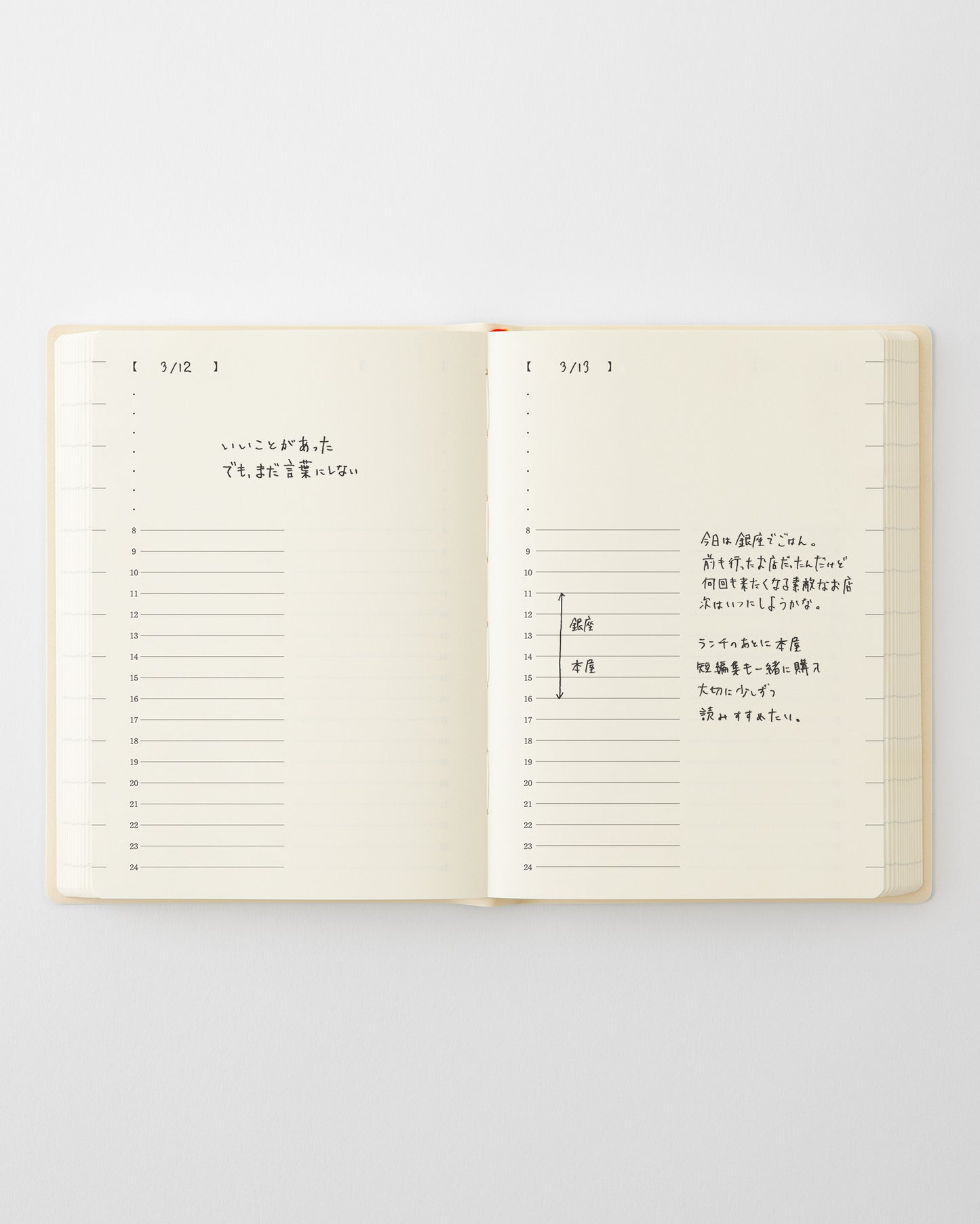 _MDノートダイアリー 1日1ページ//MD Notebook Diary 1 Day 1 Page
