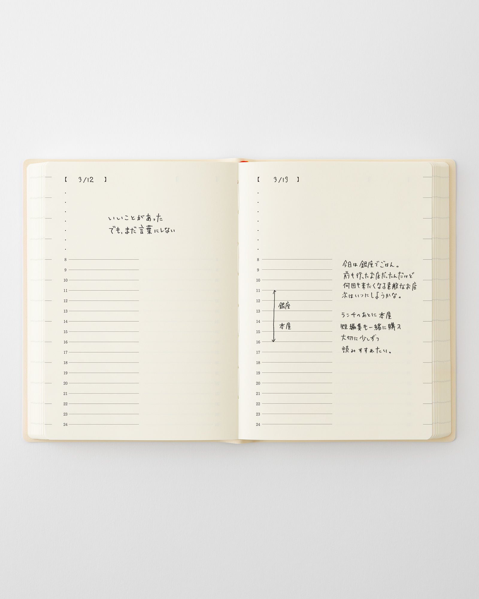 _MDノートダイアリー 1日1ページ//MD Notebook Diary 1 Day 1 Page