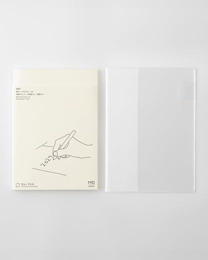_MDノートダイアリー&専用透明カバー［A5］//MD Notebook Diary & Clear Cover [A5]