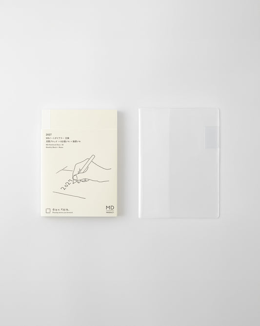 _MDノートダイアリー&専用透明カバー［文庫］