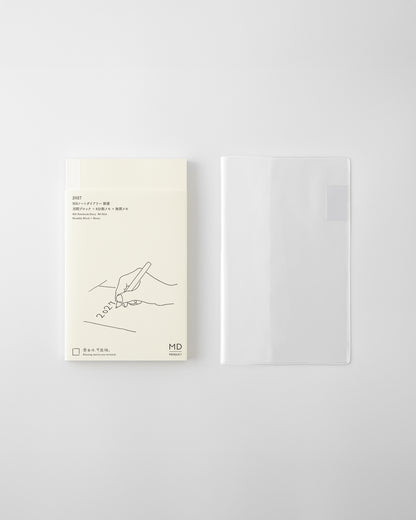 _MDノートダイアリー&専用透明カバー［新書］//MD Notebook Diary & Clear Cover [B6 Slim]