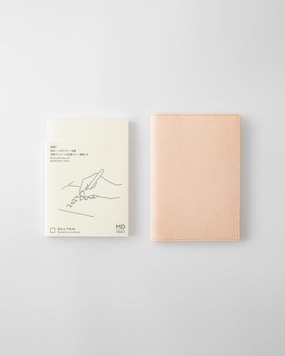 _MDノートダイアリー&専用本革ゴートヌメカバー［文庫］