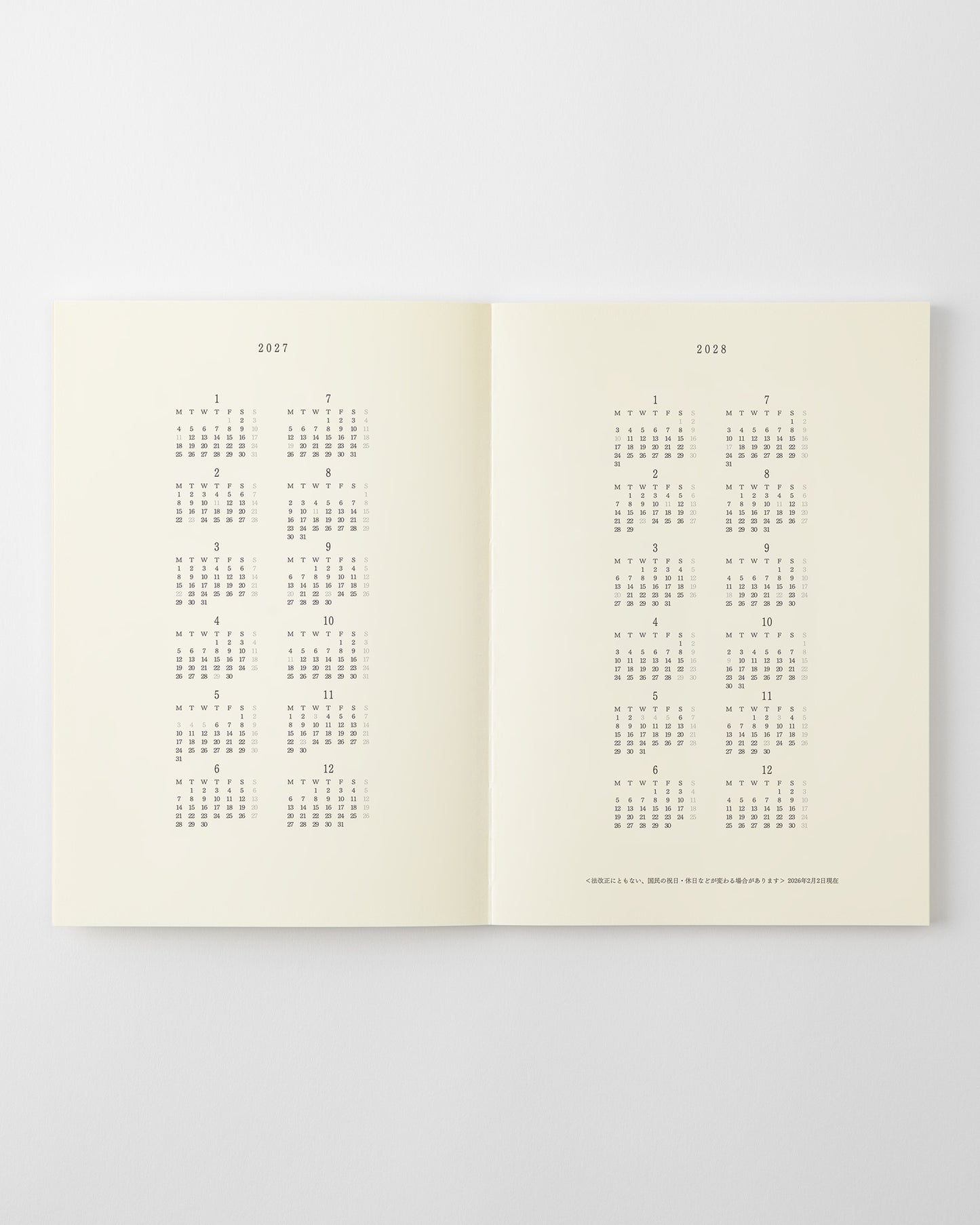 A5 薄型//A5 Thin Type