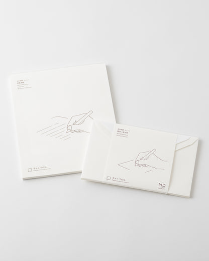 _MD用紙コットン便箋・封筒//MD PAPER Cotton Letter Pad・Envelope