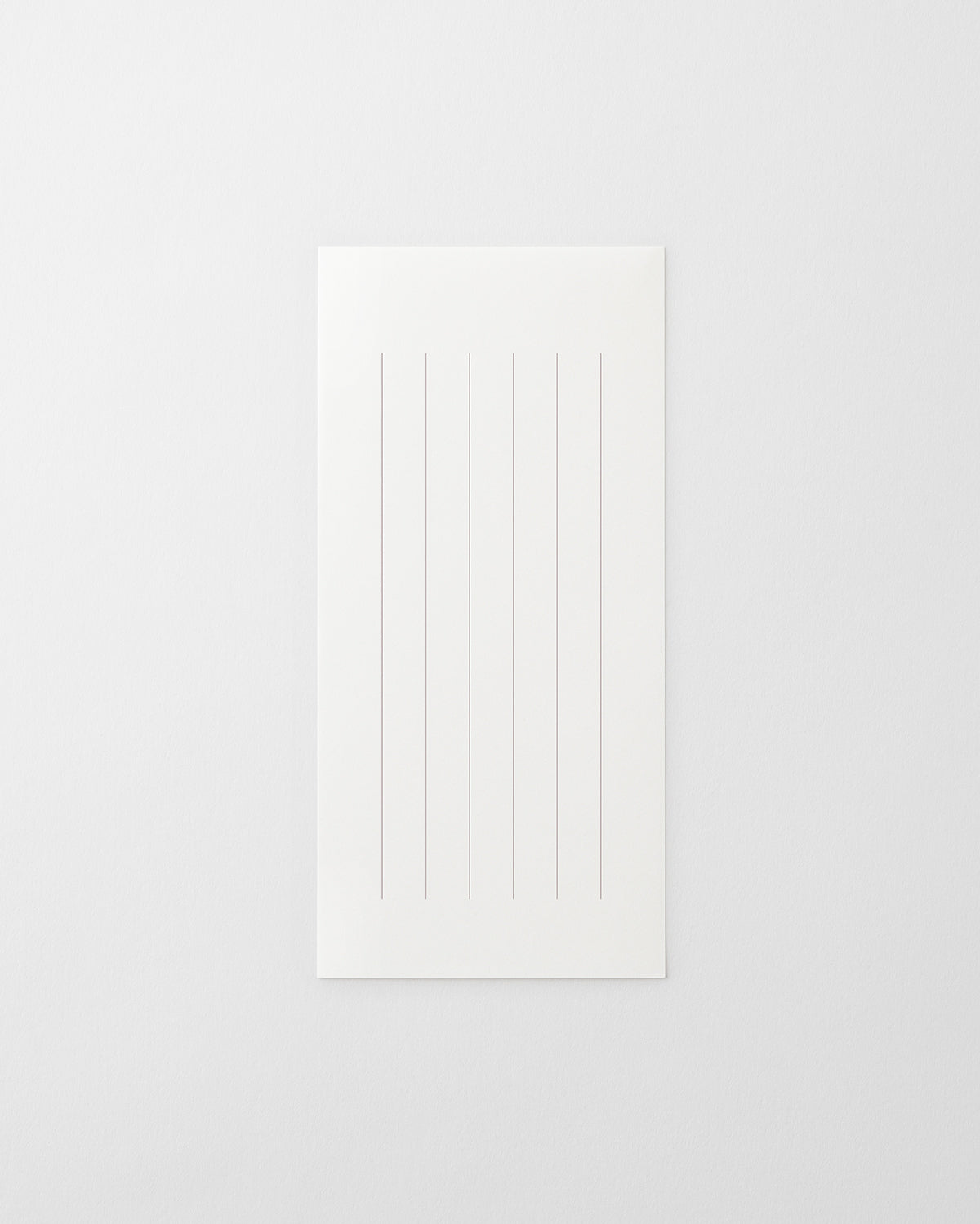 MD用紙コットン一筆箋／MD PAPER Cotton Letter Pad Vertical Ruled Lines