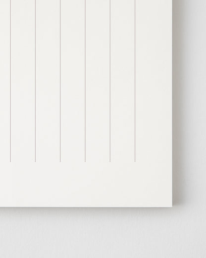 MD用紙コットン一筆箋／MD PAPER Cotton Letter Pad Vertical Ruled Lines