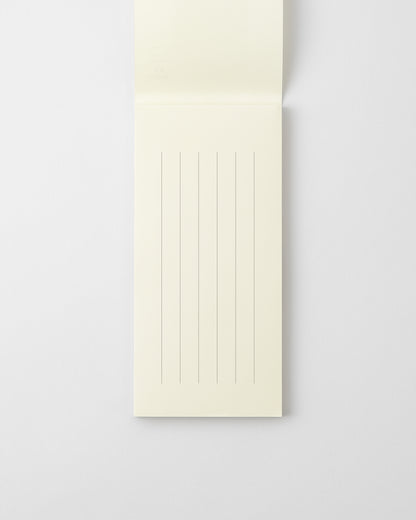 MD用紙一筆箋／MD PAPER Letter Pad Vertical Ruled Lines