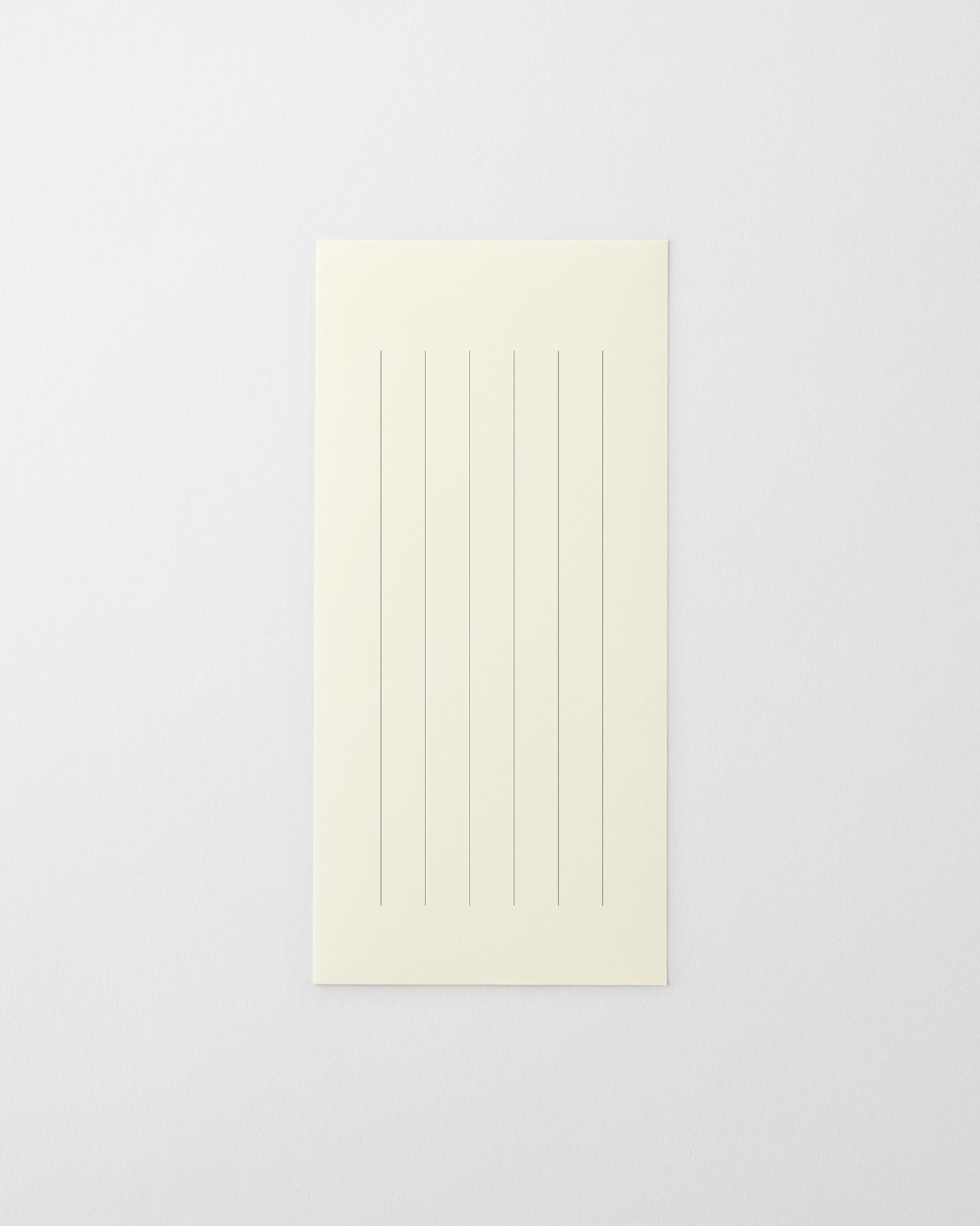 MD用紙一筆箋／MD PAPER Letter Pad Vertical Ruled Lines