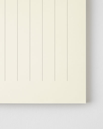 MD用紙一筆箋／MD PAPER Letter Pad Vertical Ruled Lines