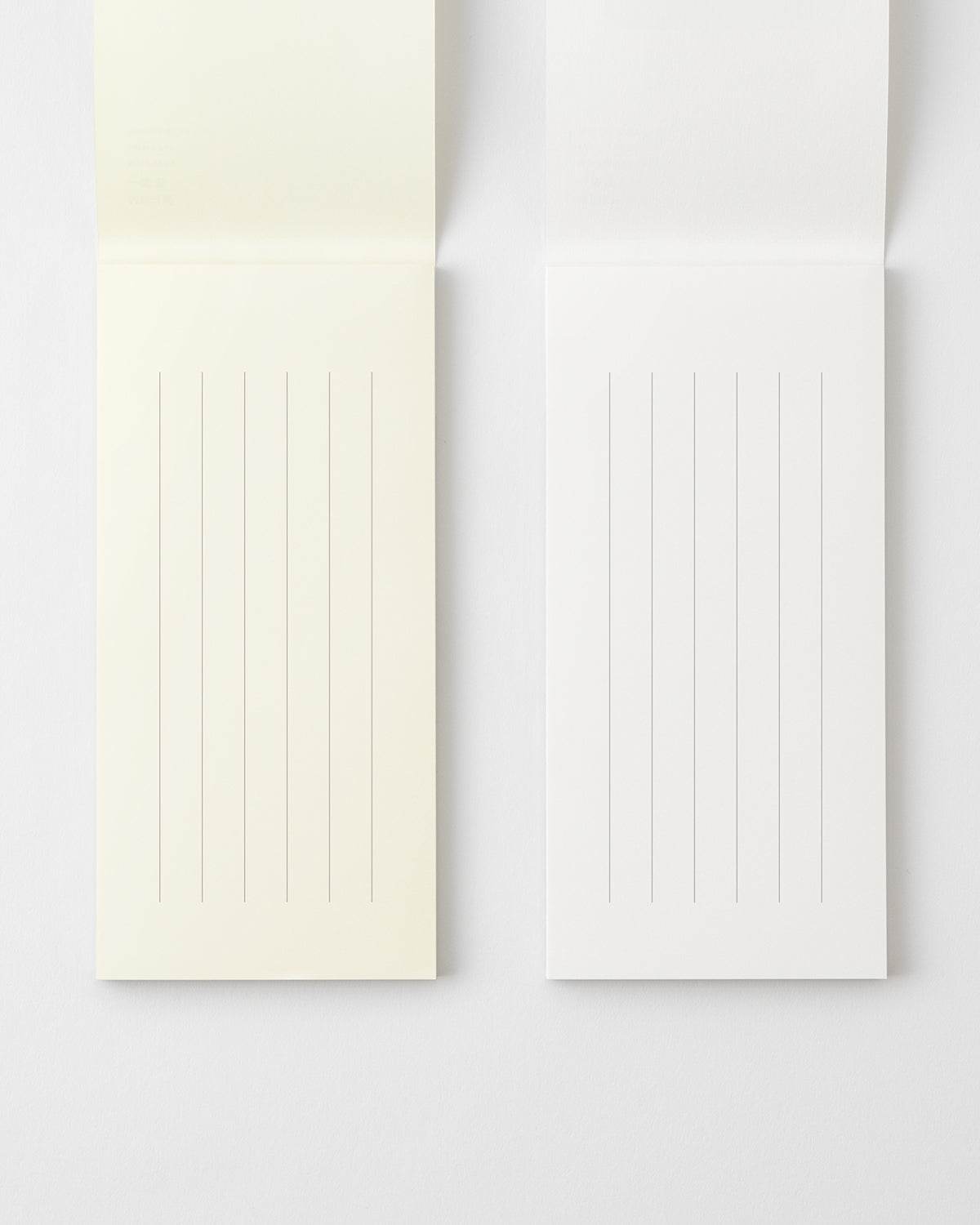 MD用紙一筆箋／MD PAPER Letter Pad Vertical Ruled Lines