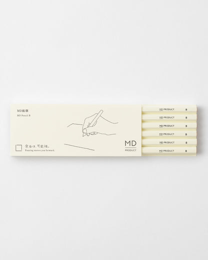 MD鉛筆6本組 B／MD Pencil B