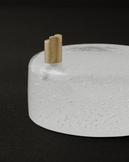 MD香時計 香台 ガラス 氷／ MD Scent Clock Incence Stand Glass Ice