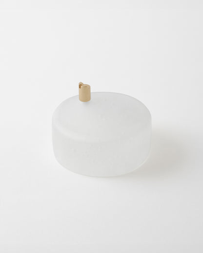 MD香時計 香台 ガラス 雪／ MD Scent Clock Incence Stand Glass Snow