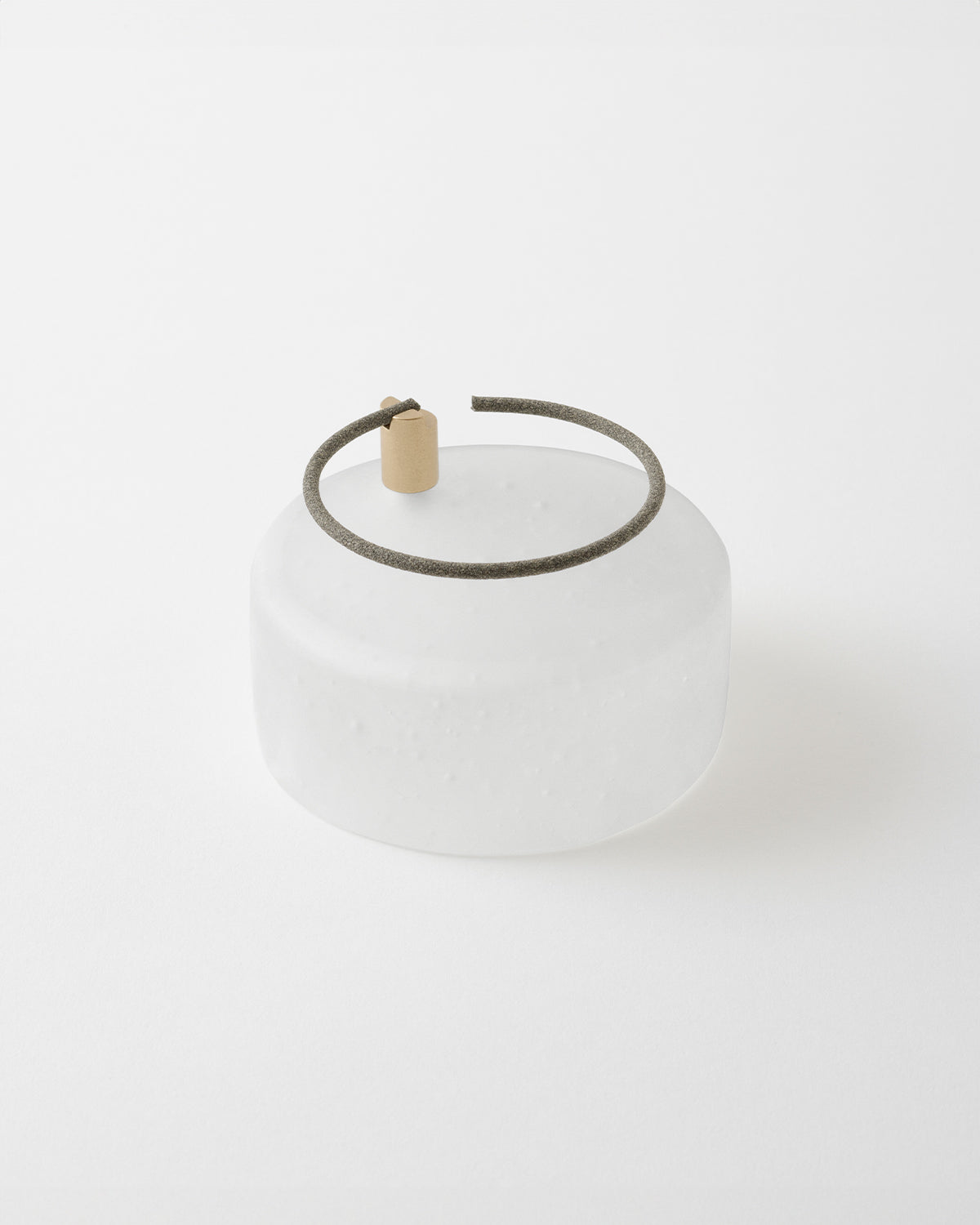 MD香時計 香台 ガラス 雪／ MD Scent Clock Incence Stand Glass Snow