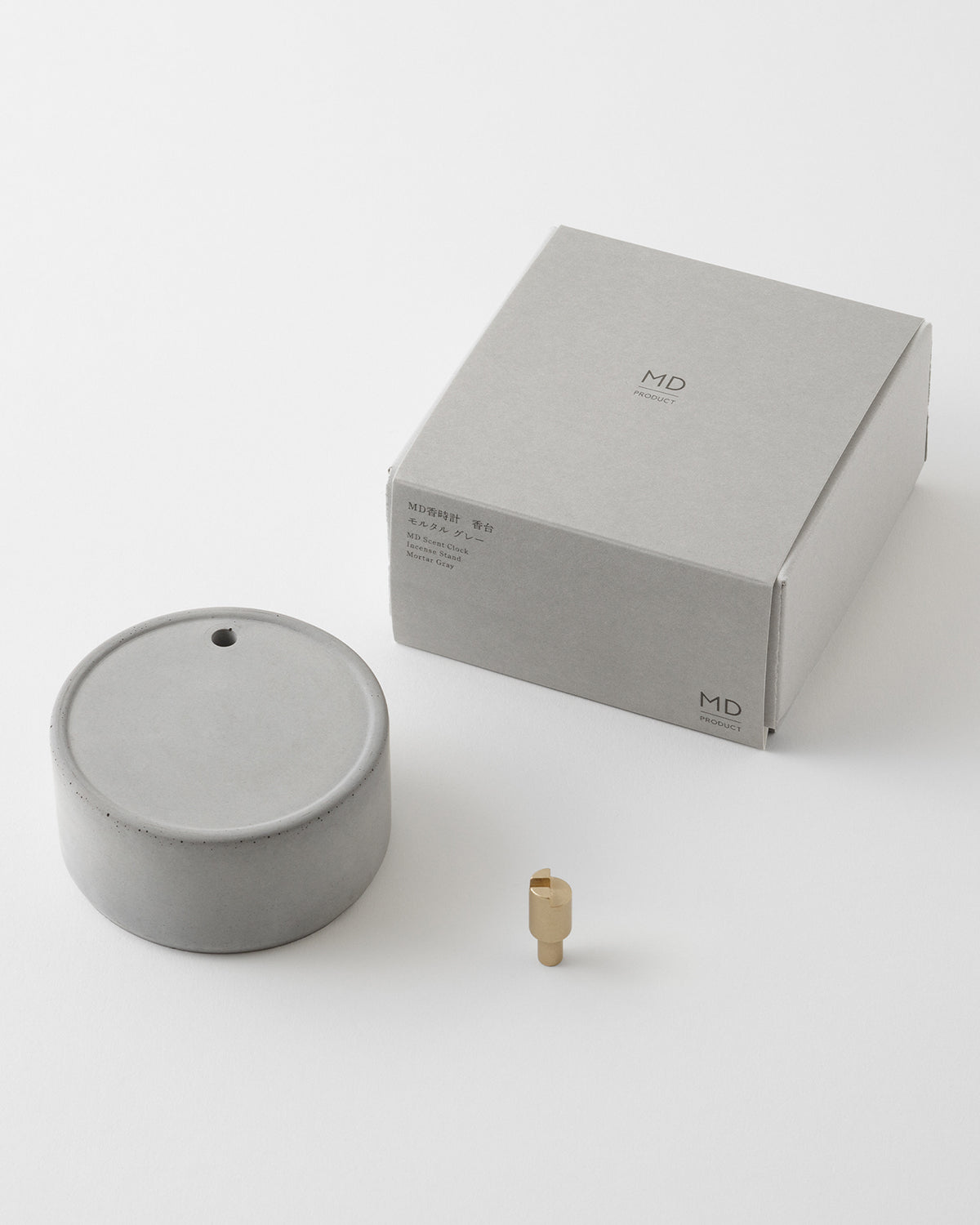 MD香時計 香台 モルタル グレー／ MD Scent Clock Incence Stand Mortar Gray