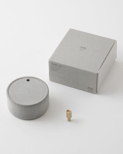 MD香時計 香台 モルタル グレー／ MD Scent Clock Incence Stand Mortar Gray