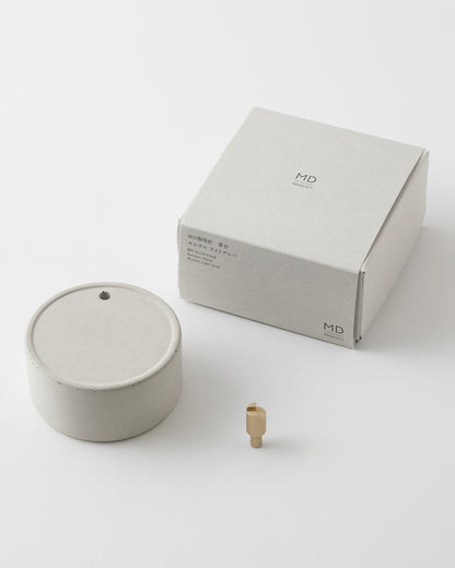 MD香時計 香台 モルタル ライトグレー／ MD Scent Clock Incence Stand Mortar Light Gray
