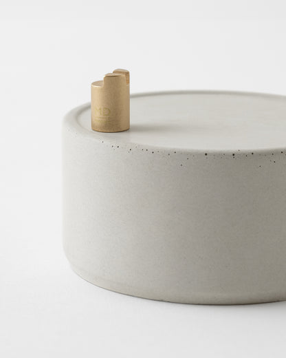 MD香時計 香台 モルタル ライトグレー／ MD Scent Clock Incence Stand Mortar Light Gray