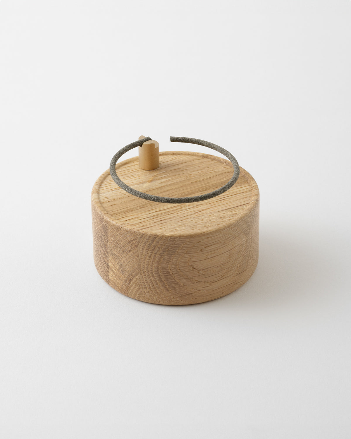 MD香時計 香台 木 ナラ／ MD Scent Clock Incence Stand Wood Japanese Oak